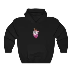 Lesbian Rainbow Proud at Heart Hoodie