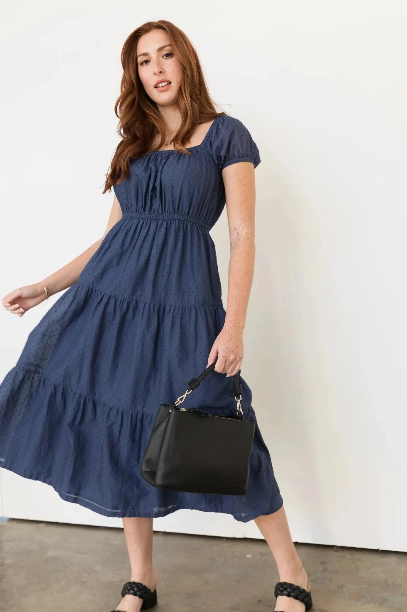 Lizzie Tiered Midi Dress