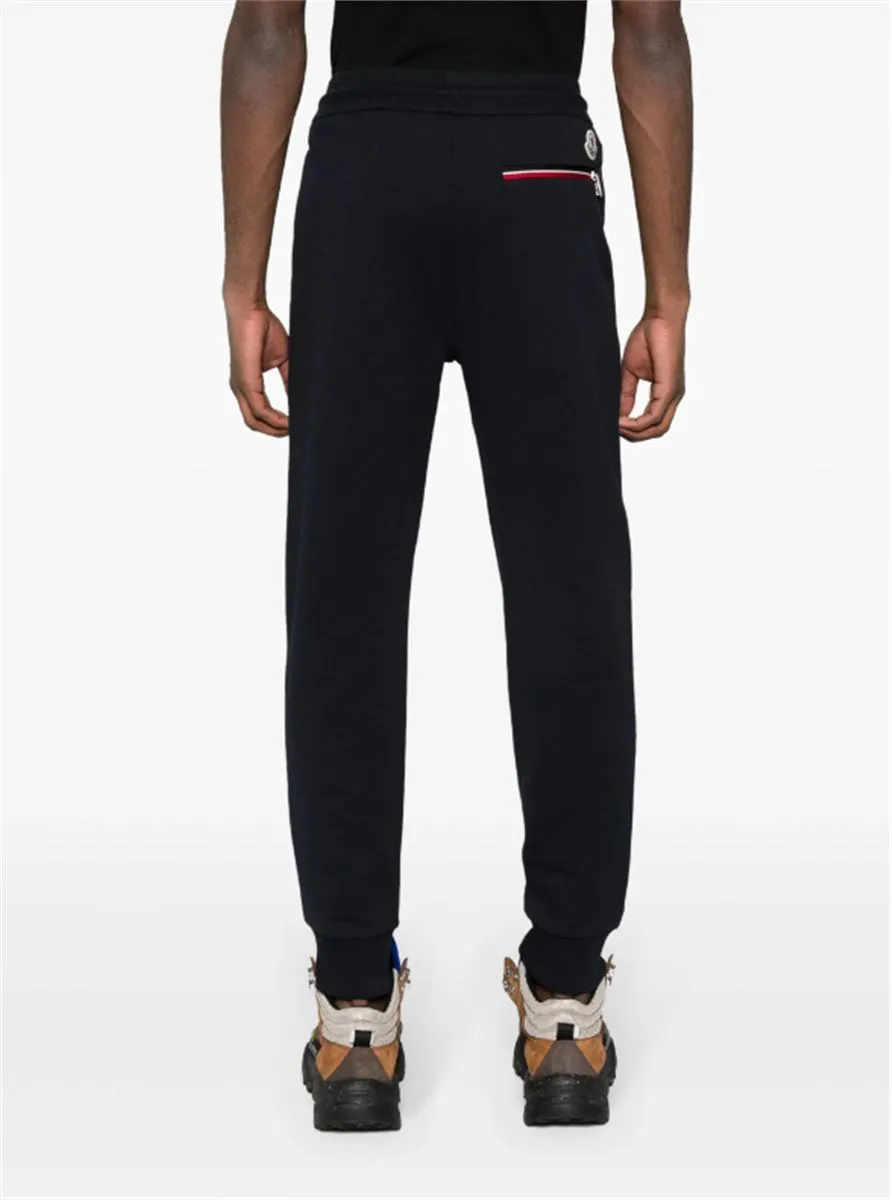 LOGO-PATCH TRACK PANTS