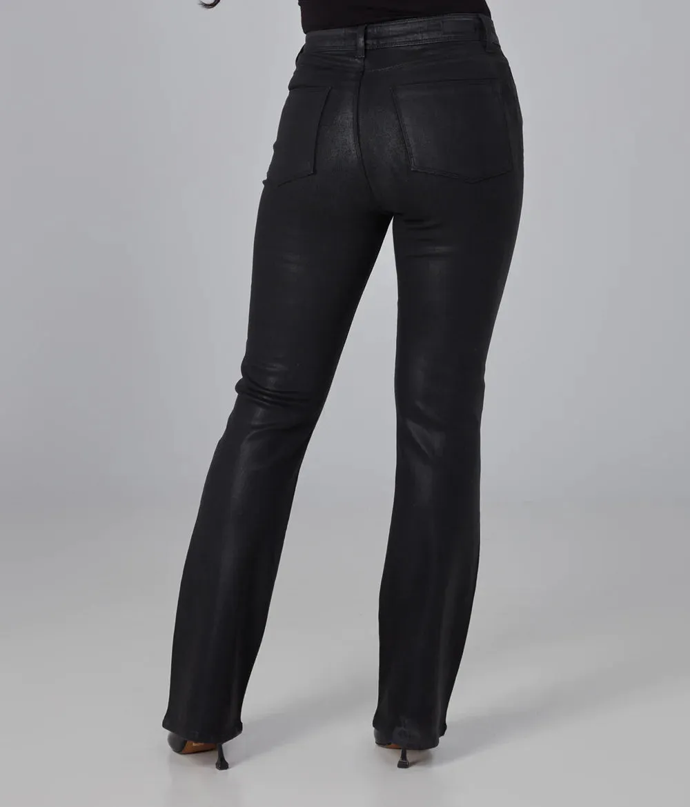 Lola Jeans - Billie High Rise Bootcut - Coated Black