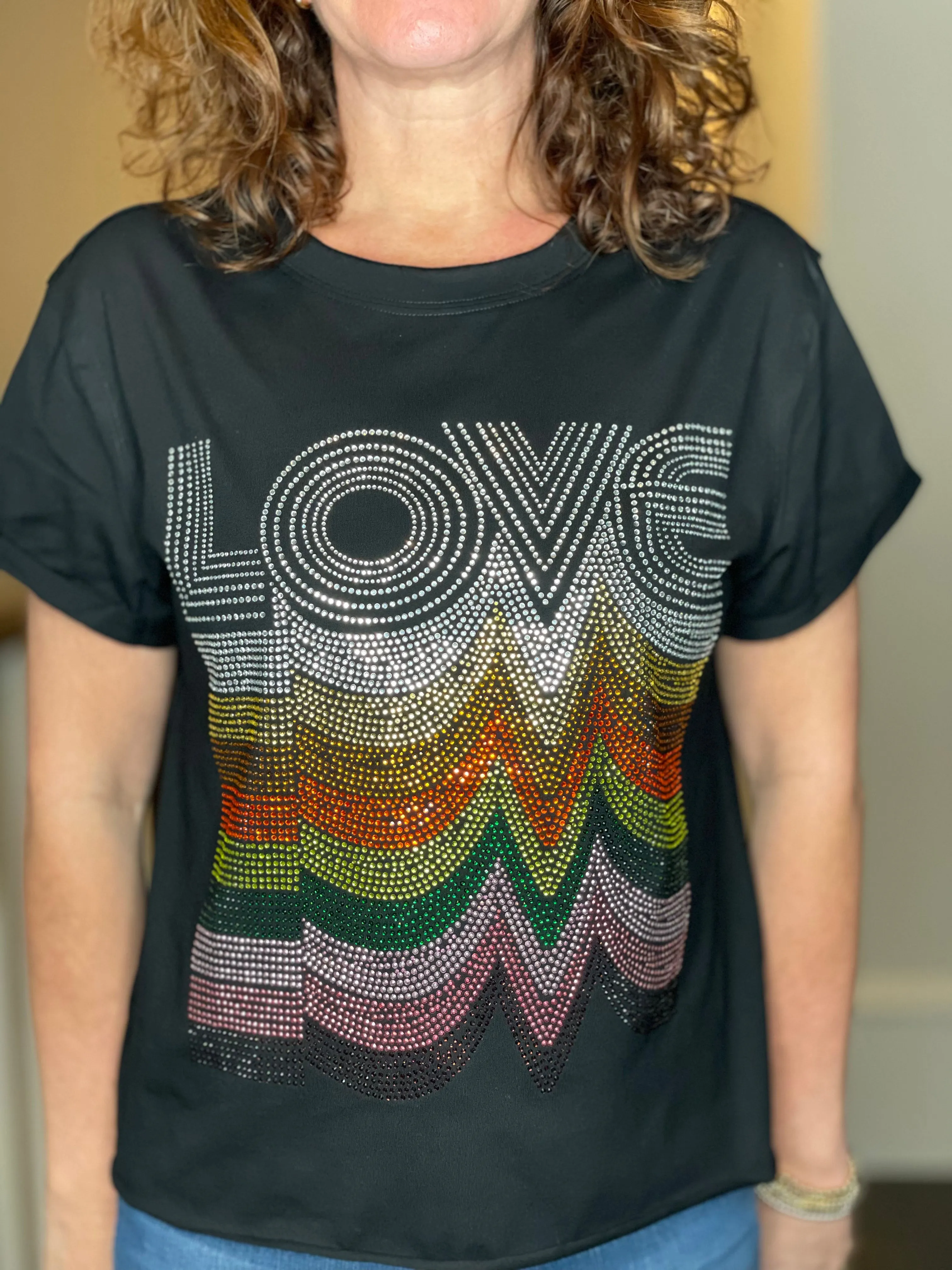 LOVE Tee Shirt Black