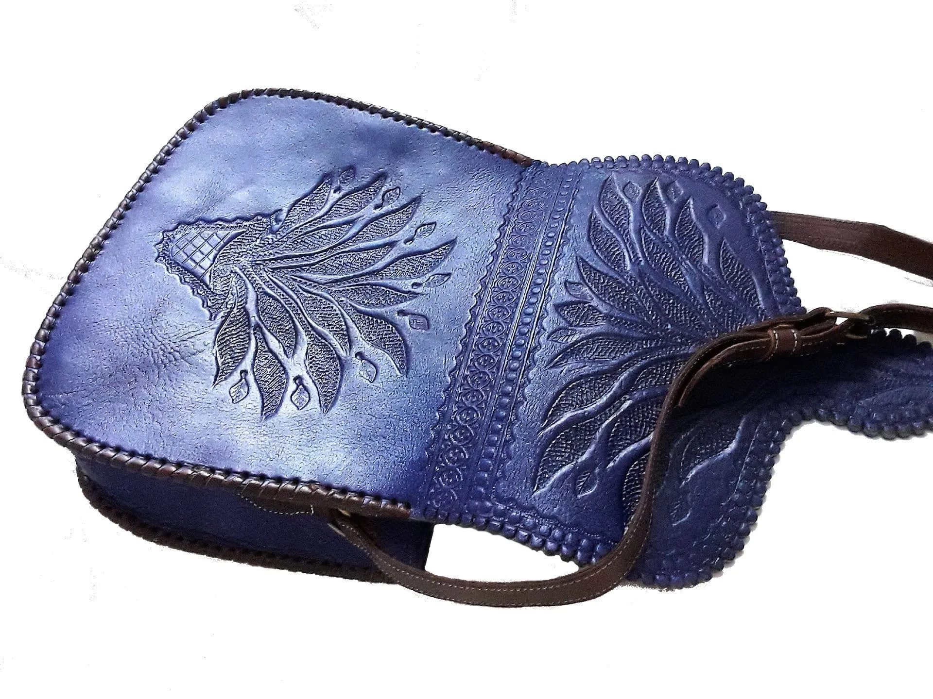 LSSAN Handbag - Dark Blue - Palm