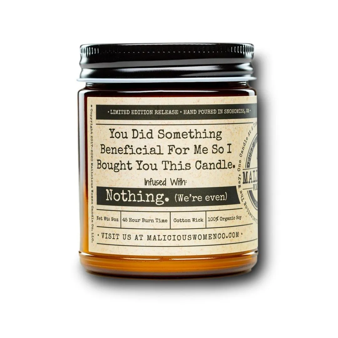 Malicious Women Candles - Snarky & Topical Collection