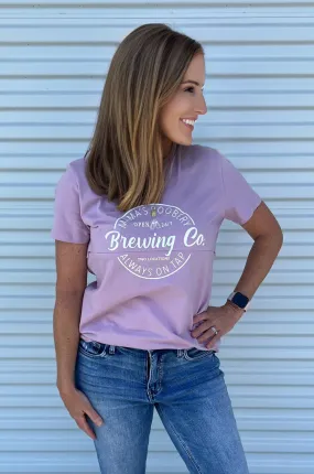 Mama's Boobery Nursing T-shirt - Lilac