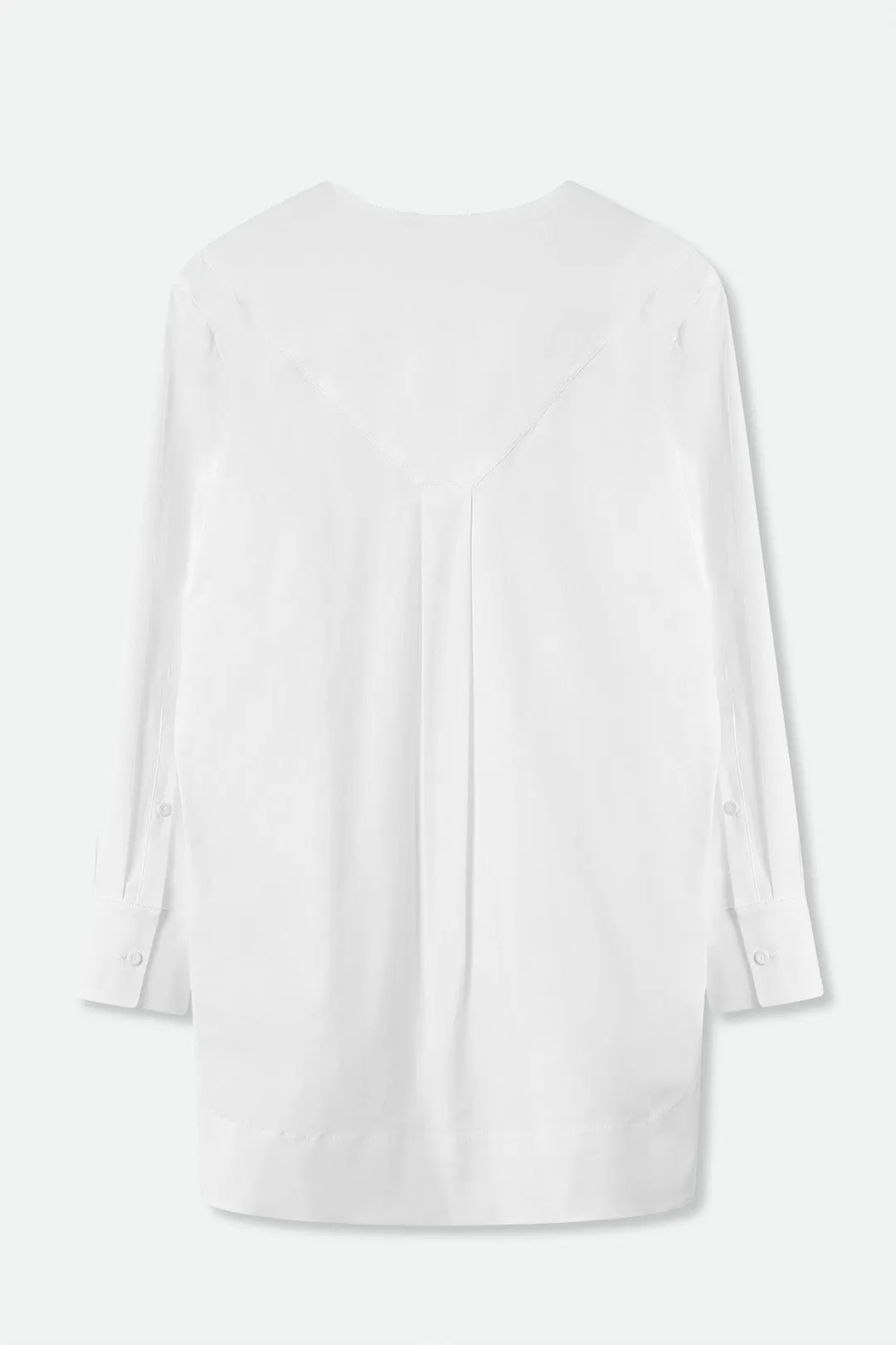 MARAKESH TUNIC SHIRT IN ITALIAN COTTON STRETCH