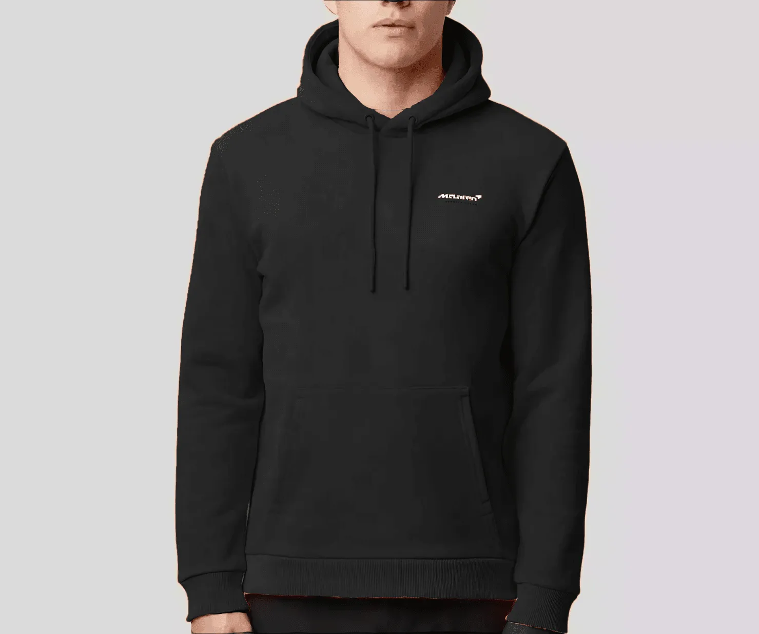 McLaren F1 Men's Lando Norris Core Hoodie - Nectarine/Black/Grey