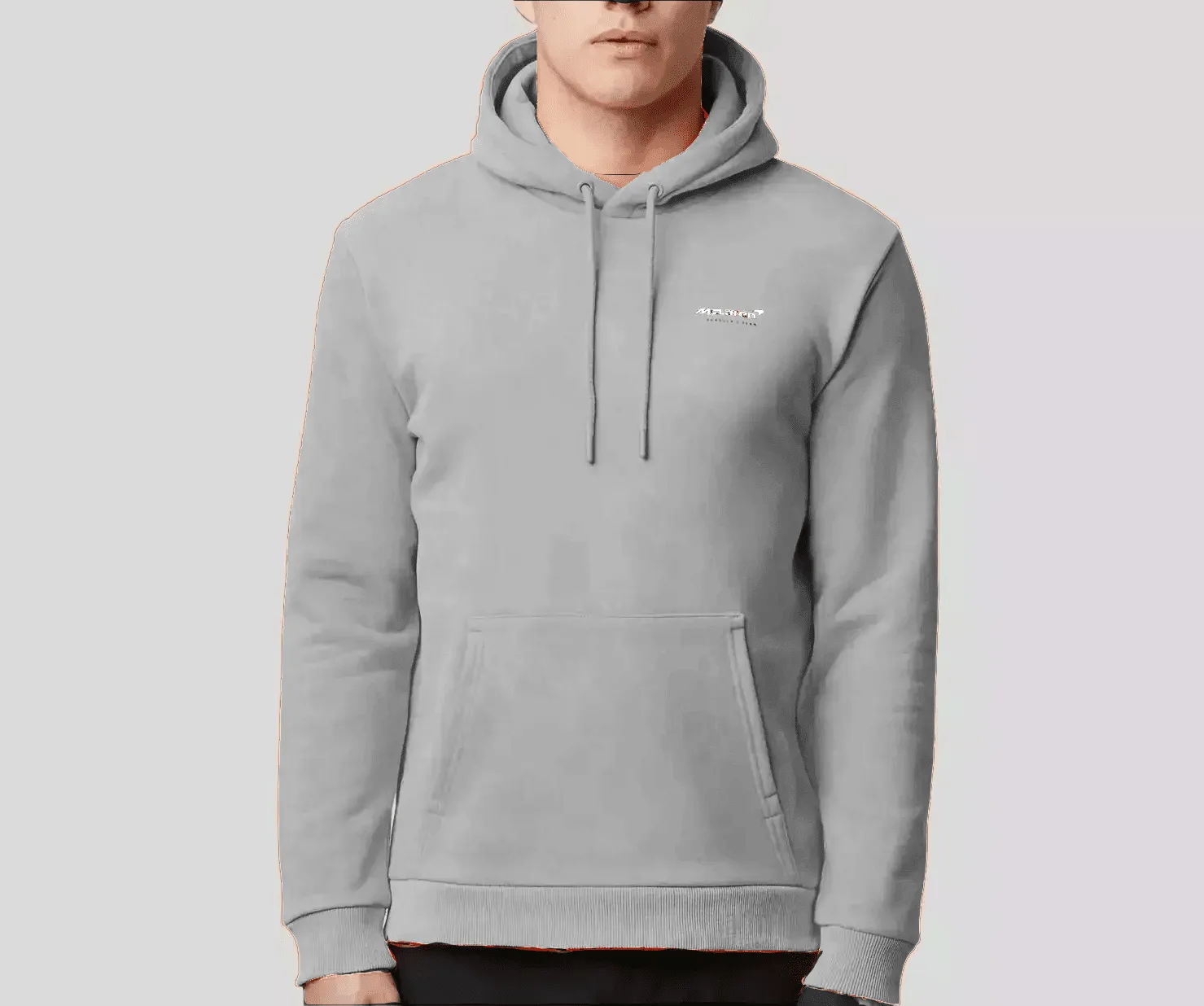 McLaren F1 Men's Lando Norris Core Hoodie - Nectarine/Black/Grey