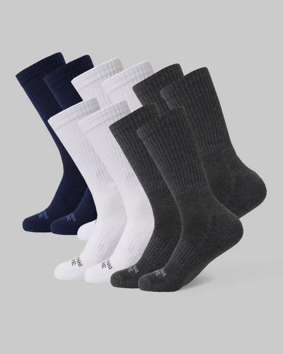 MEN'S 5-PACK COOL COMFORT CREW SOCKS