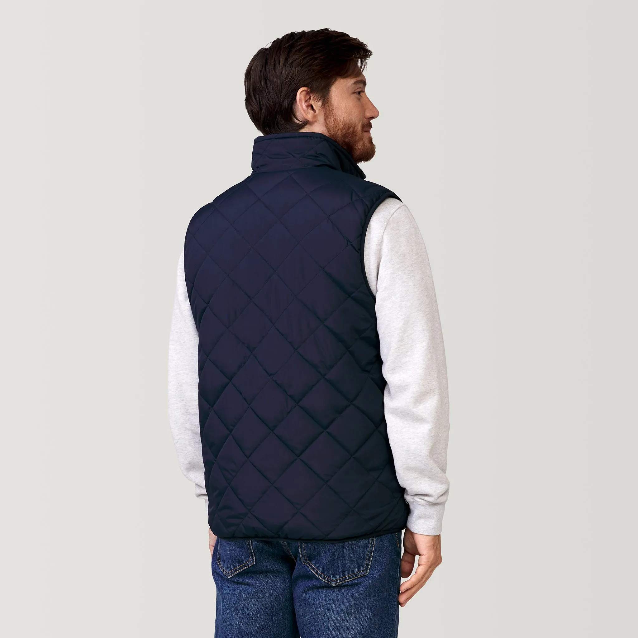 Men's Atlas Quilted Reversible Sherpa Vest