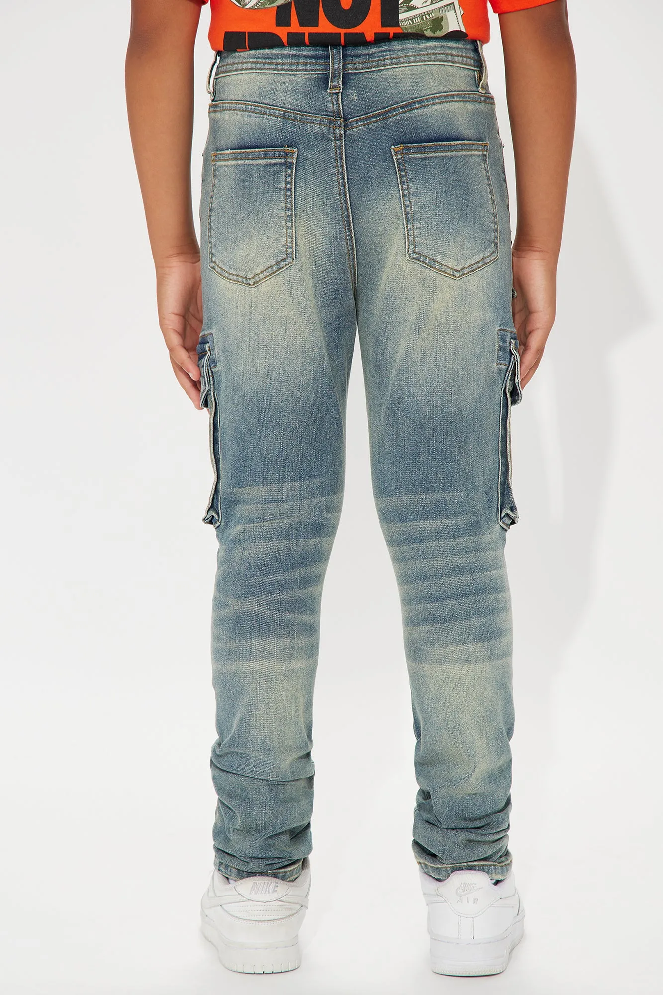 Mini Below Scoop Cargo Skinny Jean - Indigo