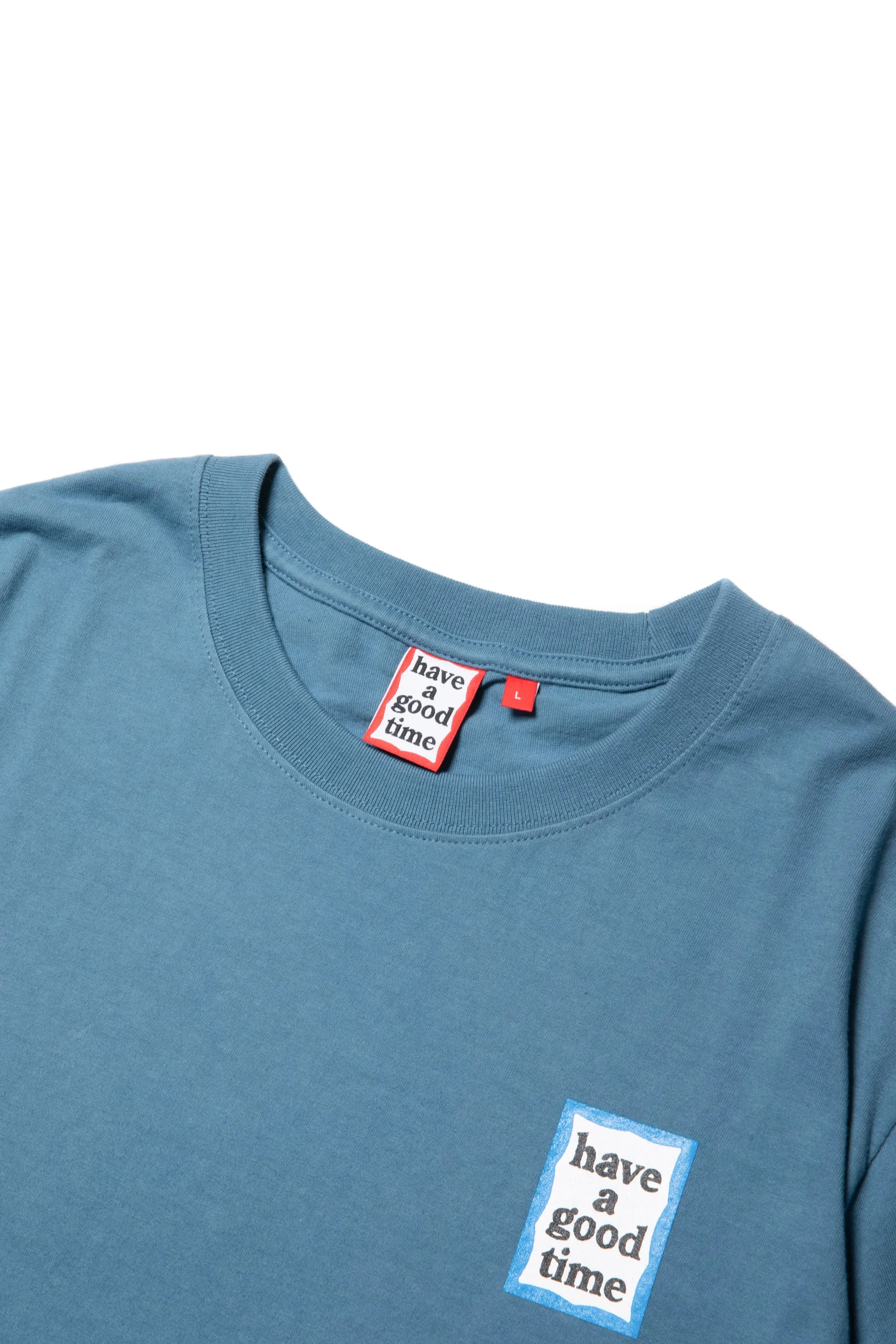 MINI BLUE FRAME S/S TEE FOGGY BLUE