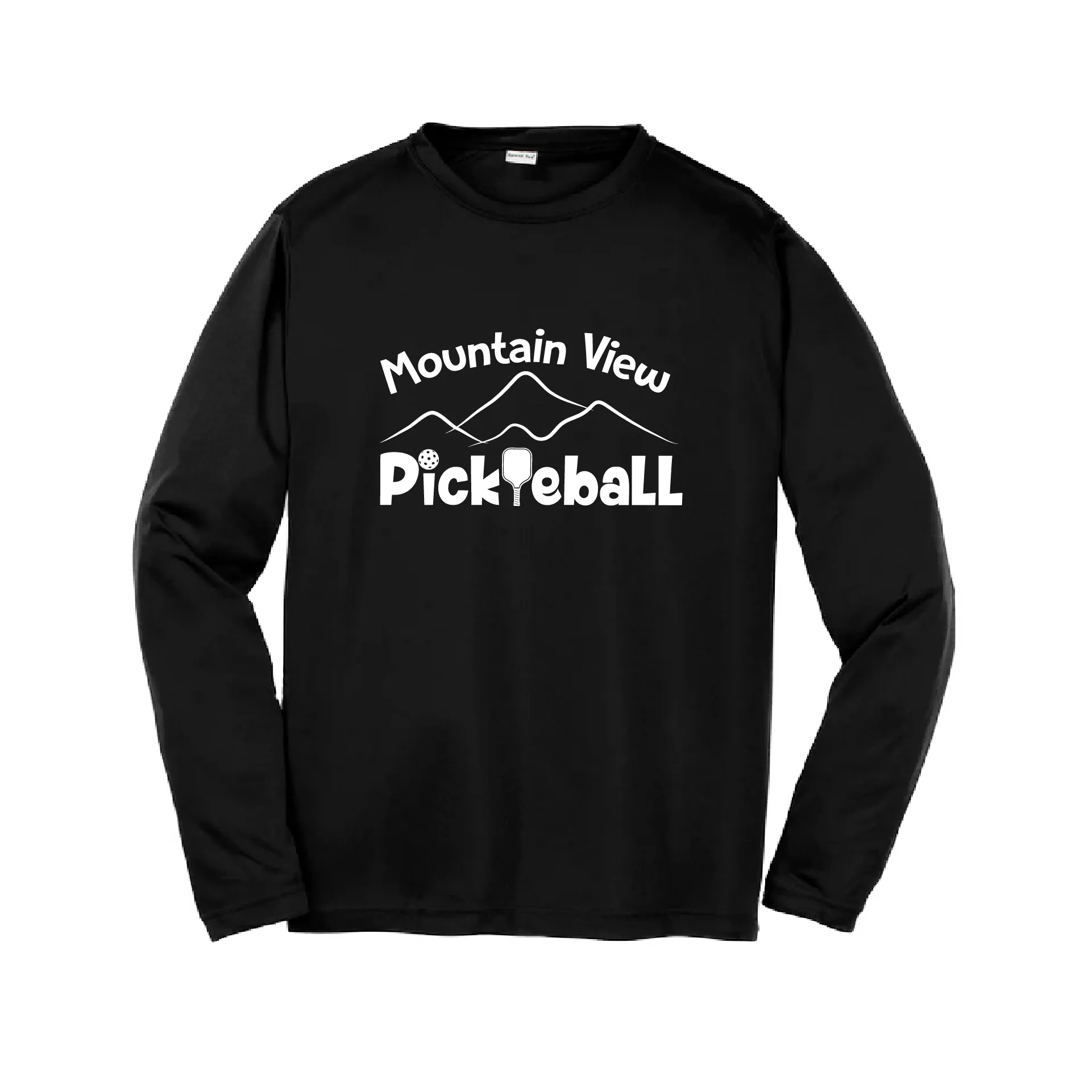 Mountain View Pickleball Club | Youth Long Sleeve Atheletic Shirt | 100% Polyester