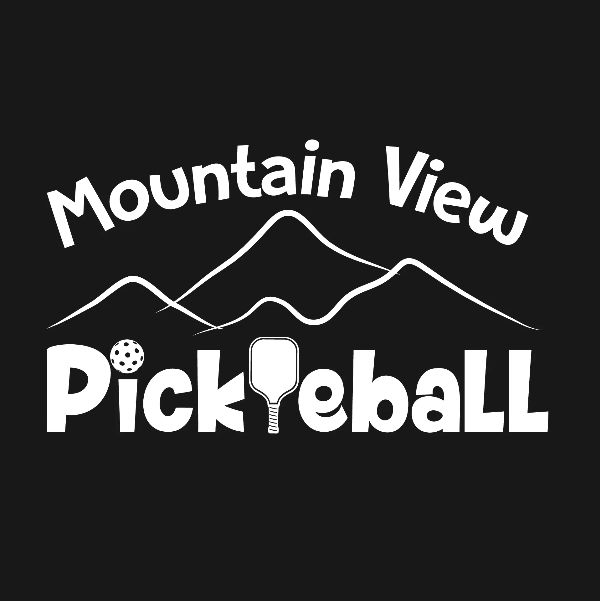 Mountain View Pickleball Club | Youth Long Sleeve Atheletic Shirt | 100% Polyester