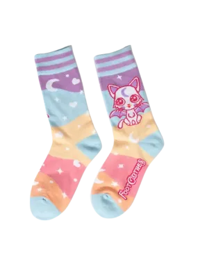 Mystic Kitty Crew Socks