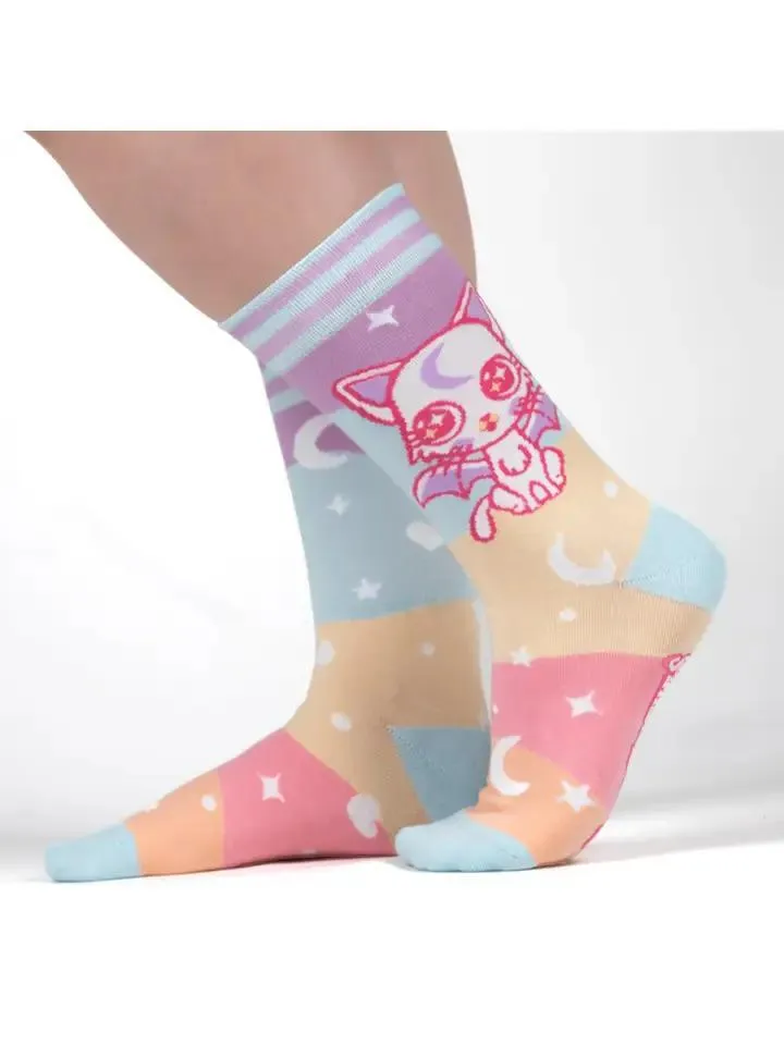 Mystic Kitty Crew Socks