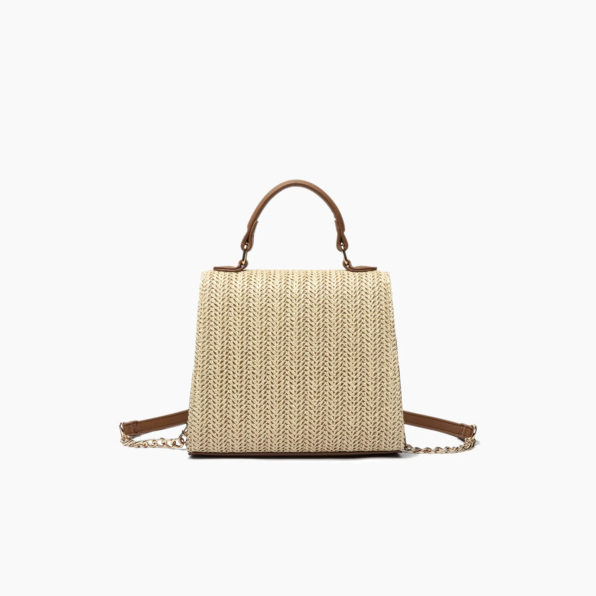 Neo Pastel Straw Crossbody Bag