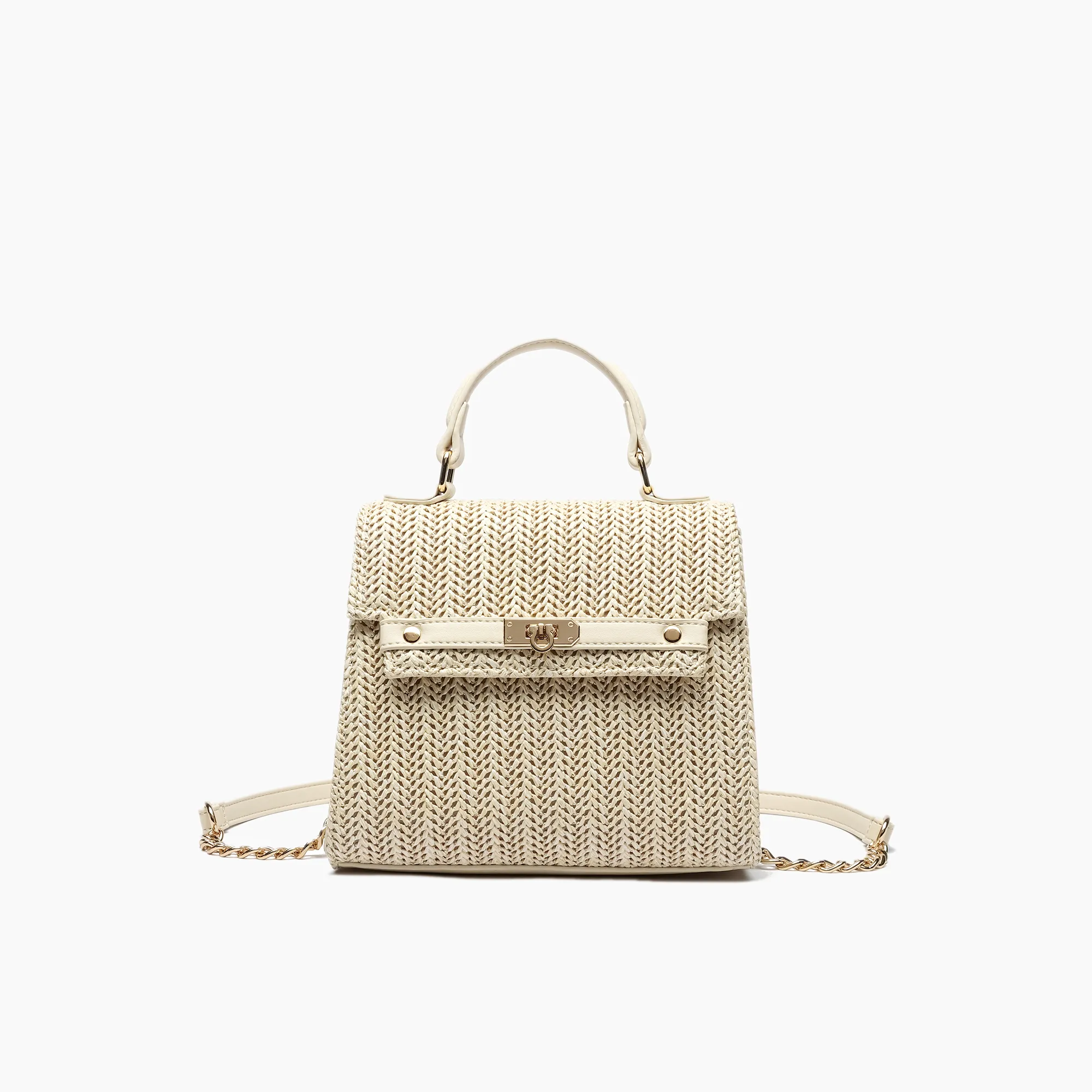 Neo Pastel Straw Crossbody Bag