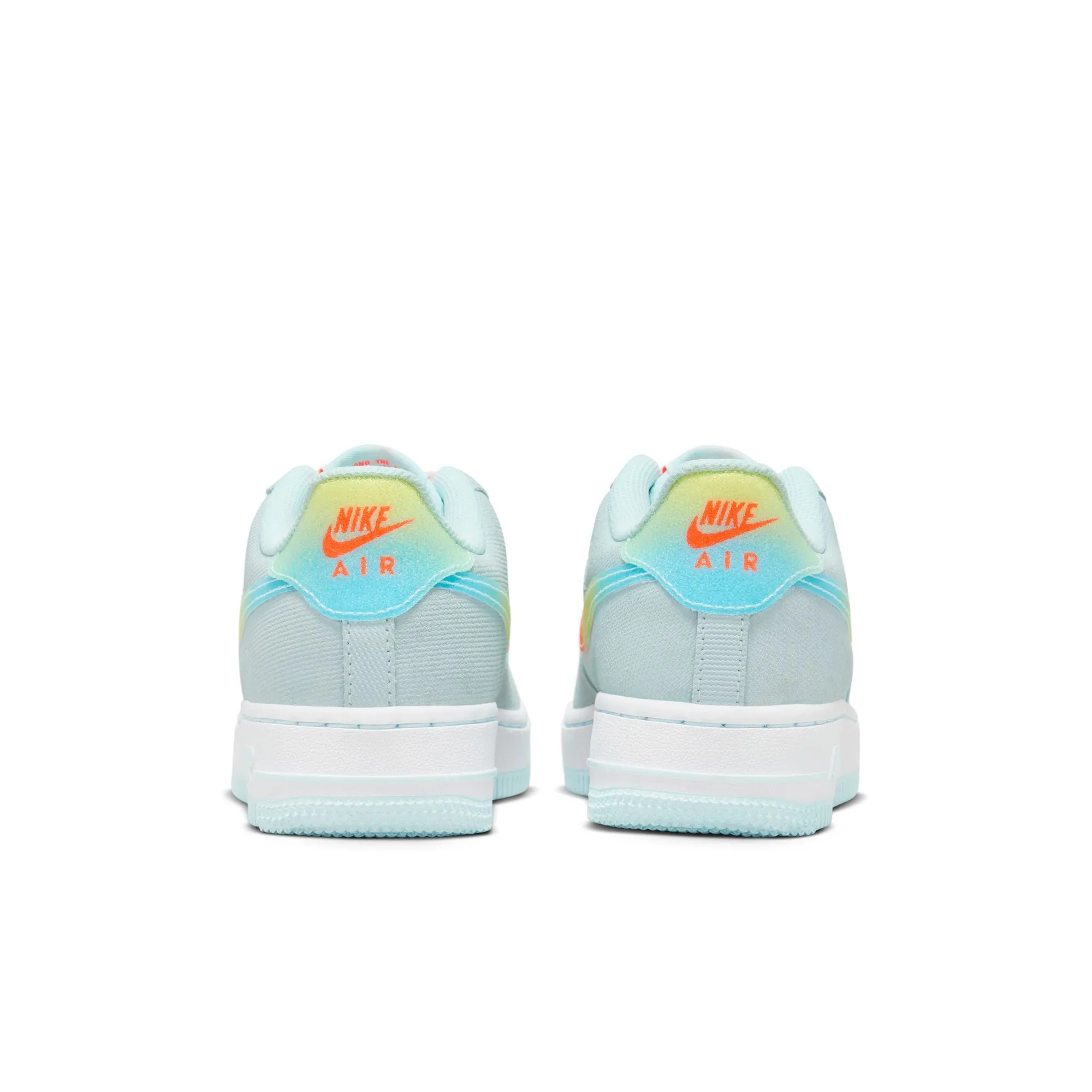 Nike Air Force 1 BG (Glacier Blue/Total Orange)