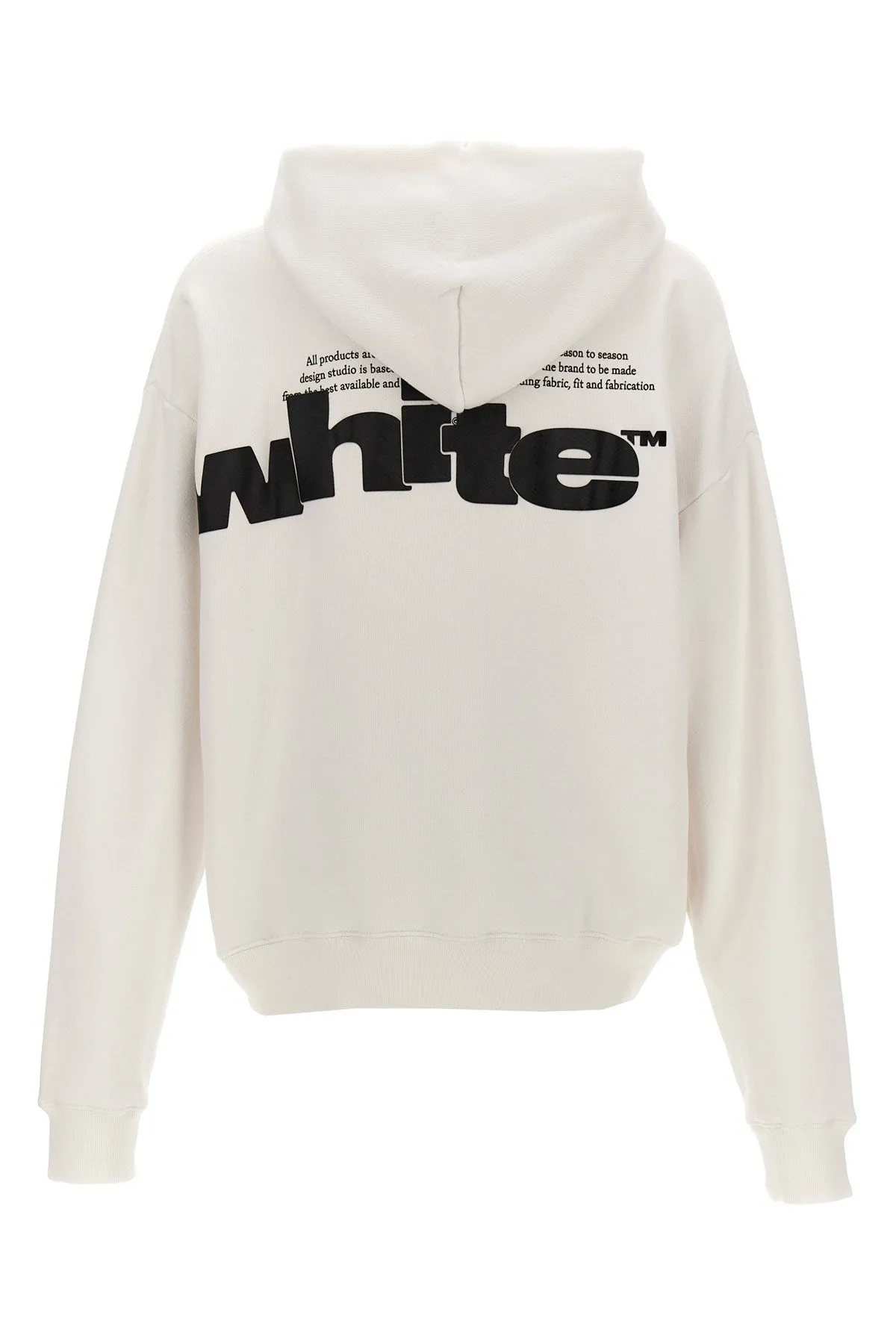 Off-white 'shared logo skate' hoodie white