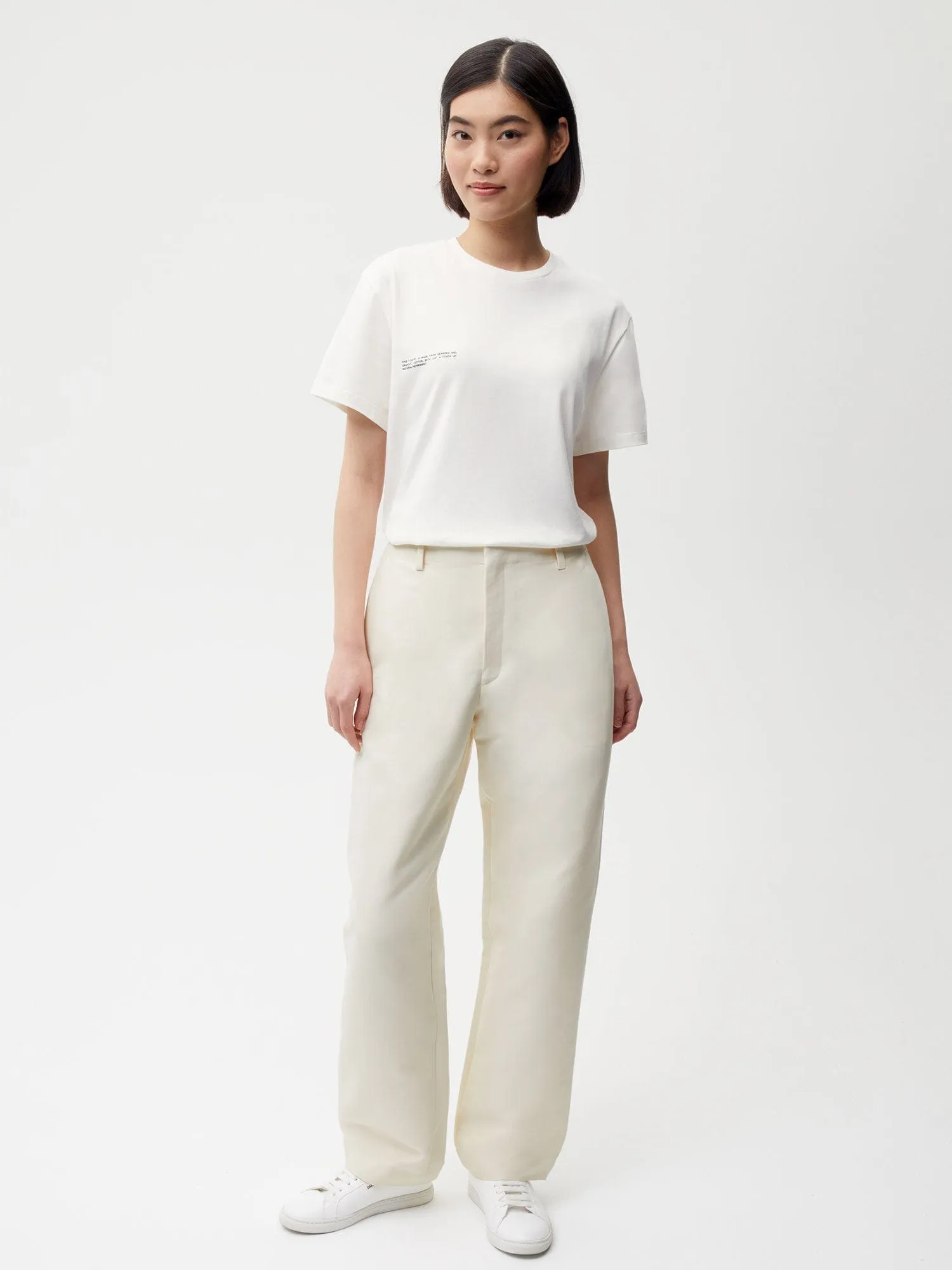 Organic Cotton Regular Fit Trouser—elderflower