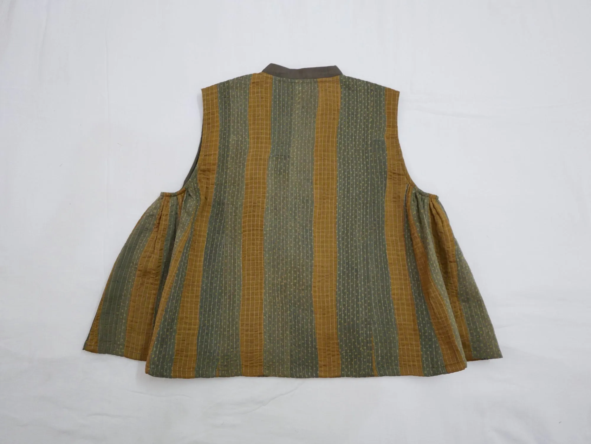 Panelled repurposed crop top