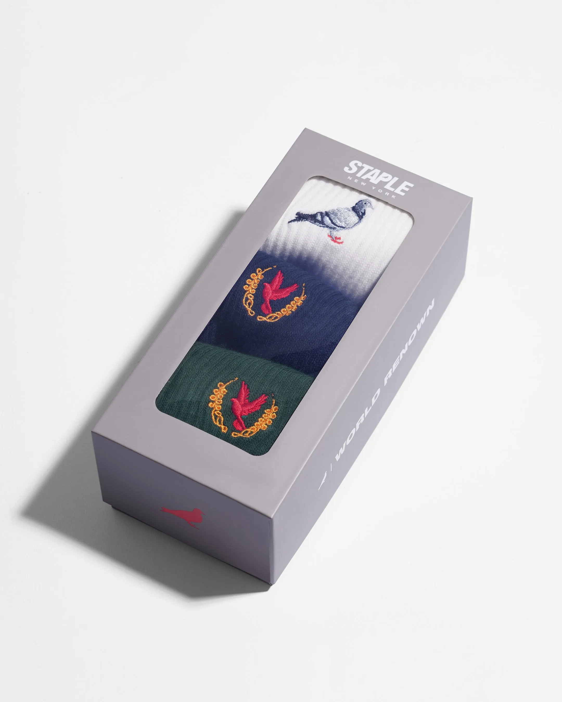 Pigeon Logo Socks 3Pk