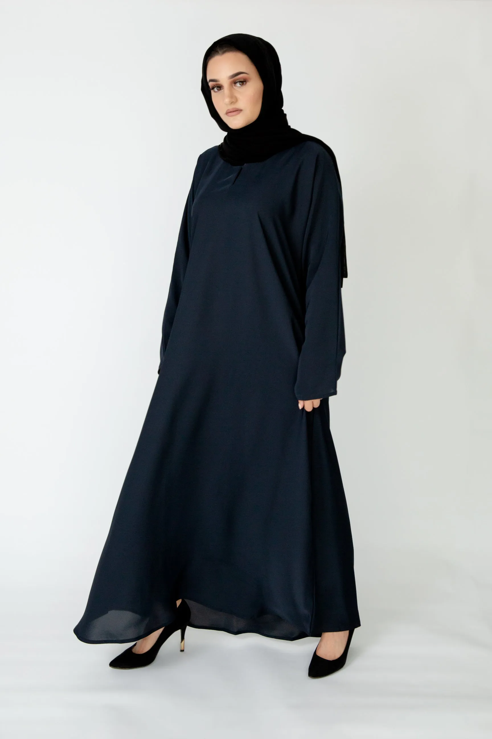 Plus Size Plain Closed Abaya - 4 Colours