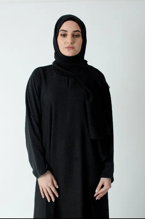 Plus Size Plain Closed Abaya - 4 Colours