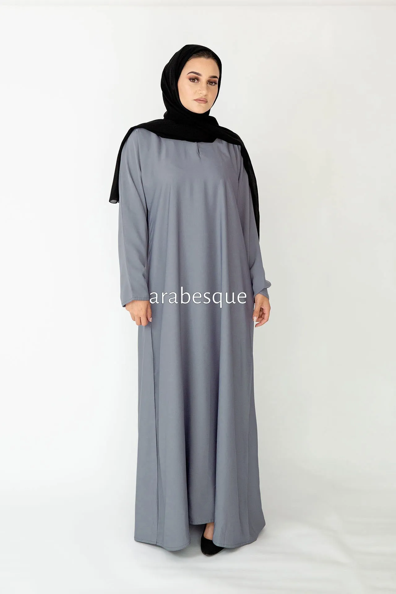 Plus Size Plain Closed Abaya - 4 Colours