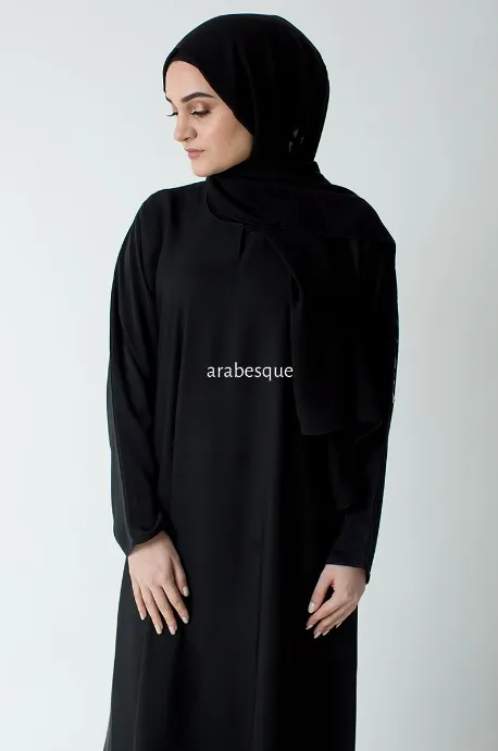 Plus Size Plain Closed Abaya - 4 Colours