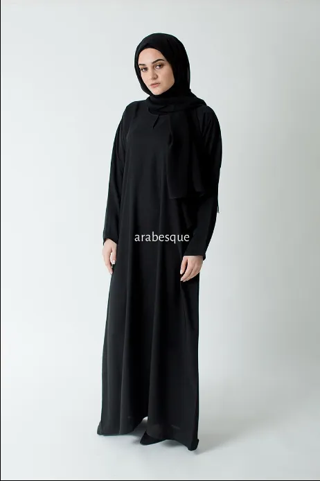 Plus Size Plain Closed Abaya - 4 Colours