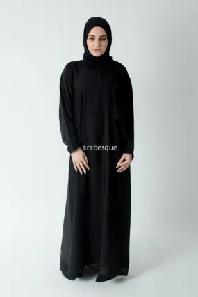 Plus Size Plain Closed Abaya - 4 Colours