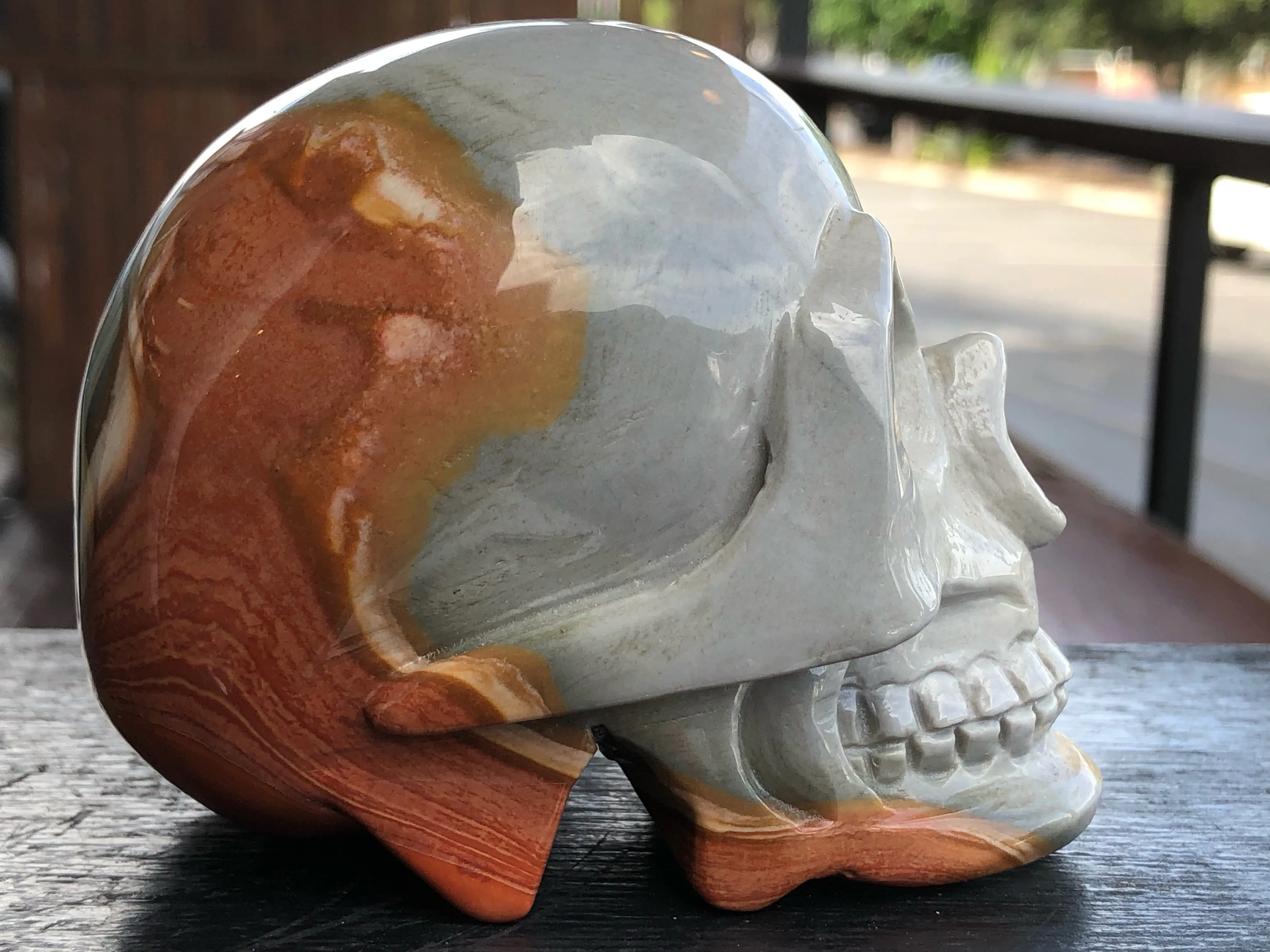 Polychrome Jasper Skull [1k1148]