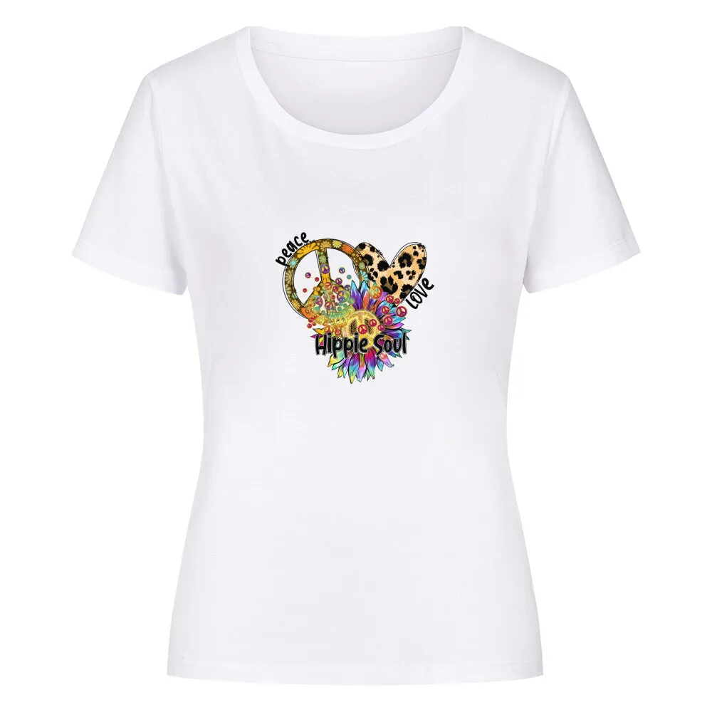 Premium T-Shirt Women | Peace Love