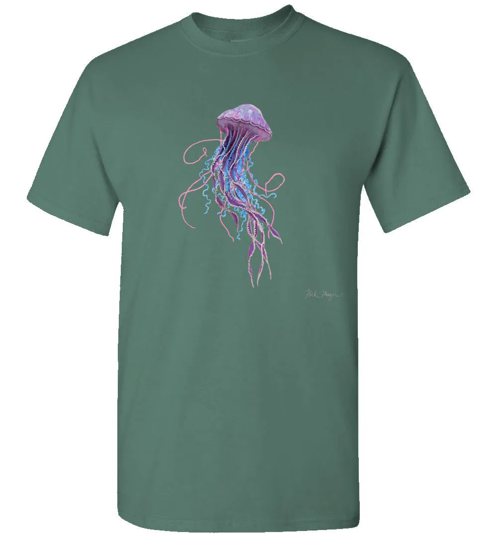 Purple Jellyfish Premium Comfort Colors Tee