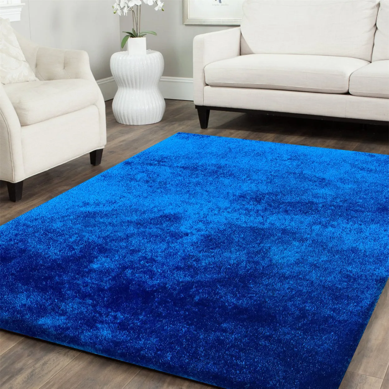 "Fuzzy Shaggy" Hand Tufted Area Rug