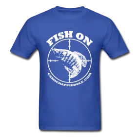 "Royal Blue" Short Sleeve  "FISH ON" T-Shirt