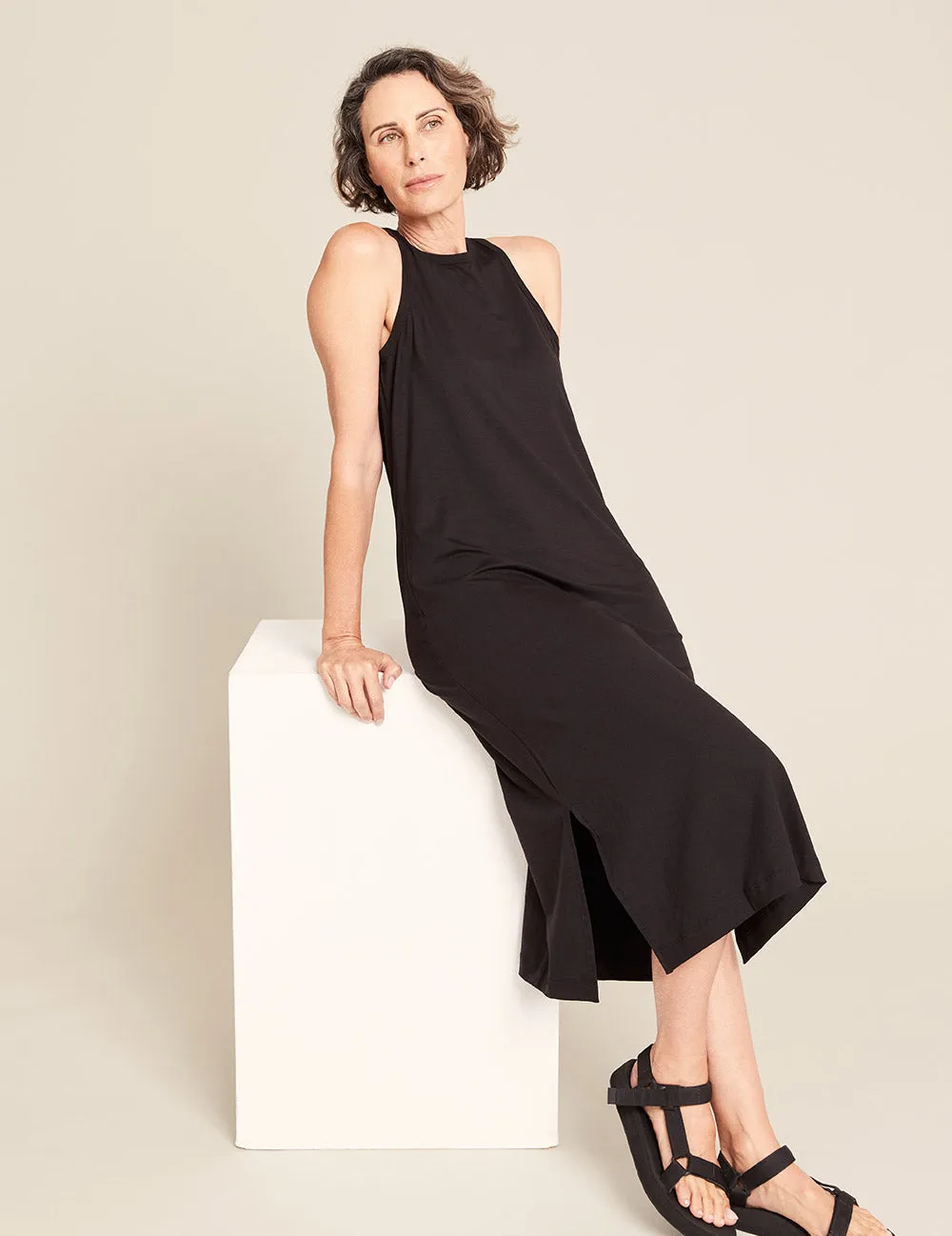 Racerback Dress - Black