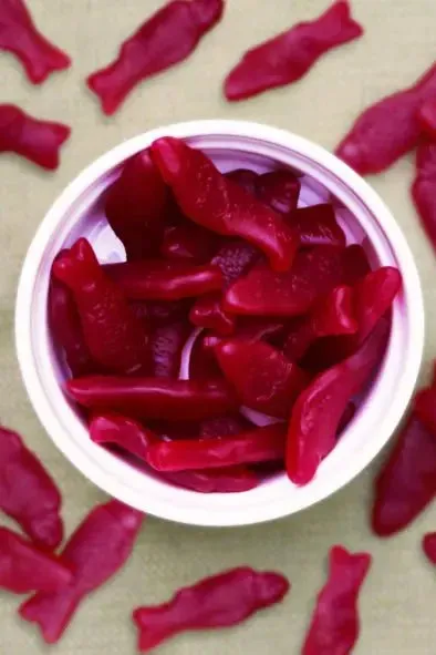 Raspberry Gummy Fish