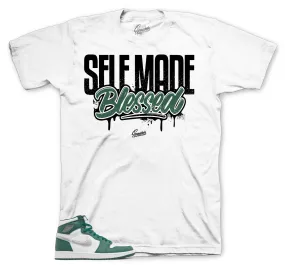 Retro 1 Gorge Green Shirt - Self Made - White