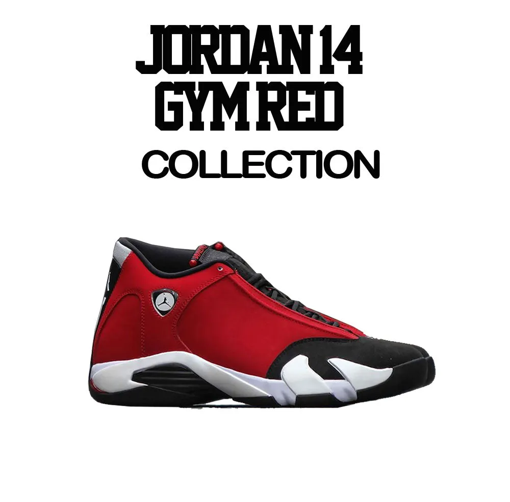 Retro 14 Gym Red Shirt -Love Kicks - Black