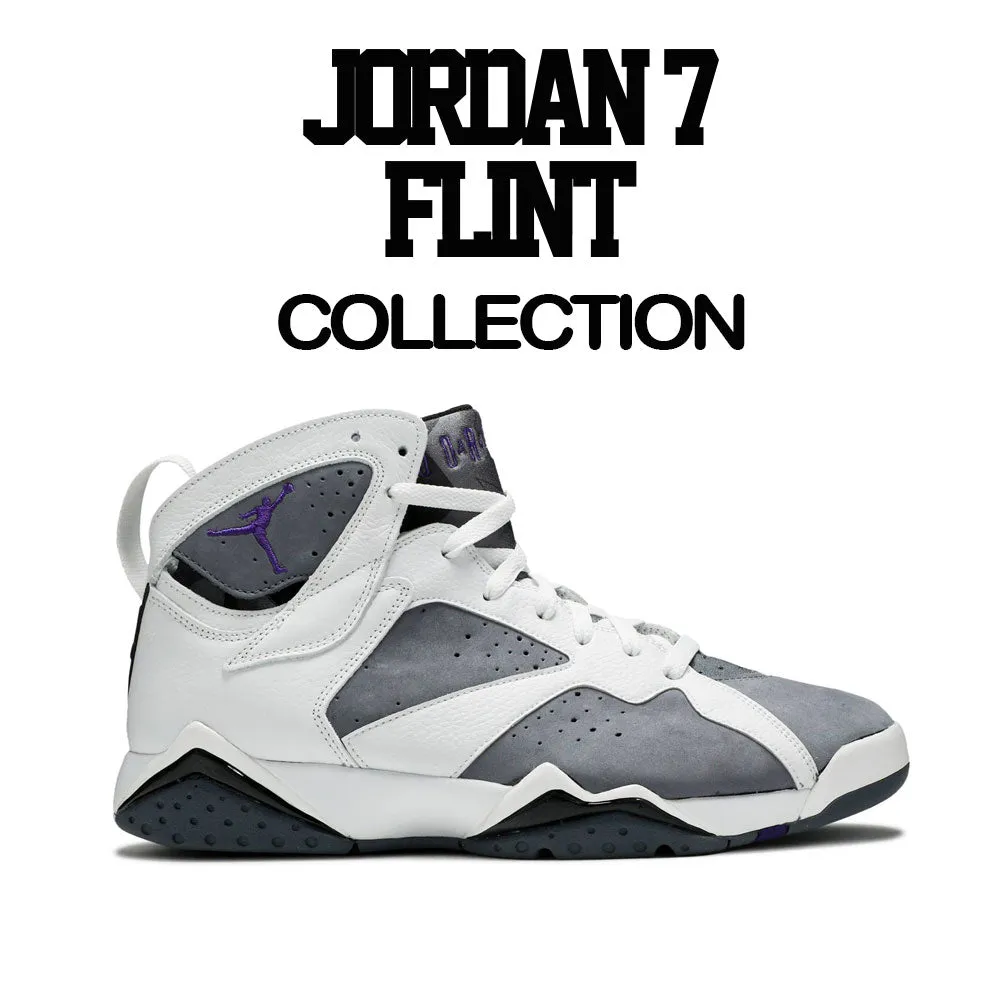 Retro 7 Flint Grey Shirt - ST Drip - Charcoal