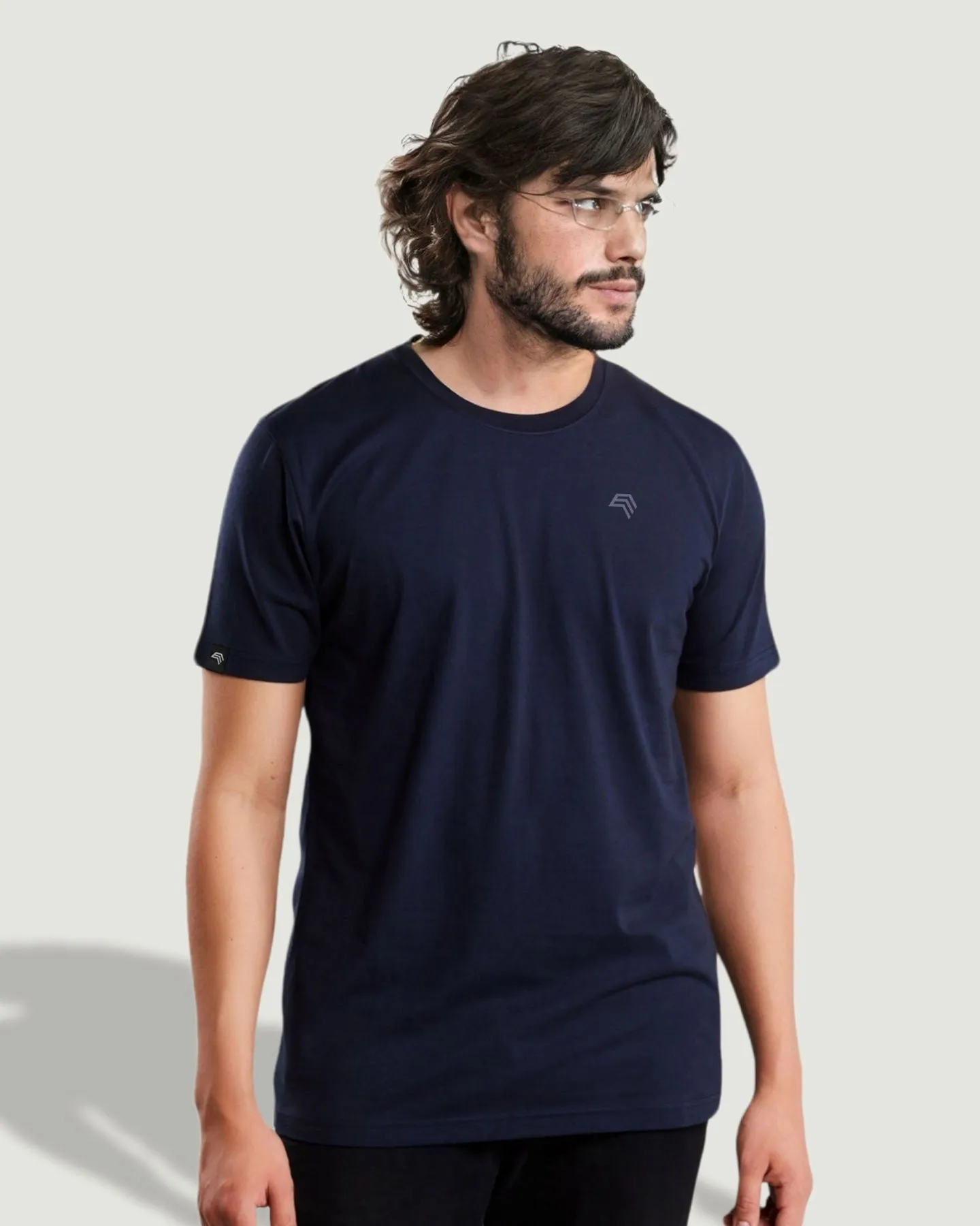 RMH 0101 ― Herren Luxury Bio-Baumwolle T-Shirt - Sky Blau