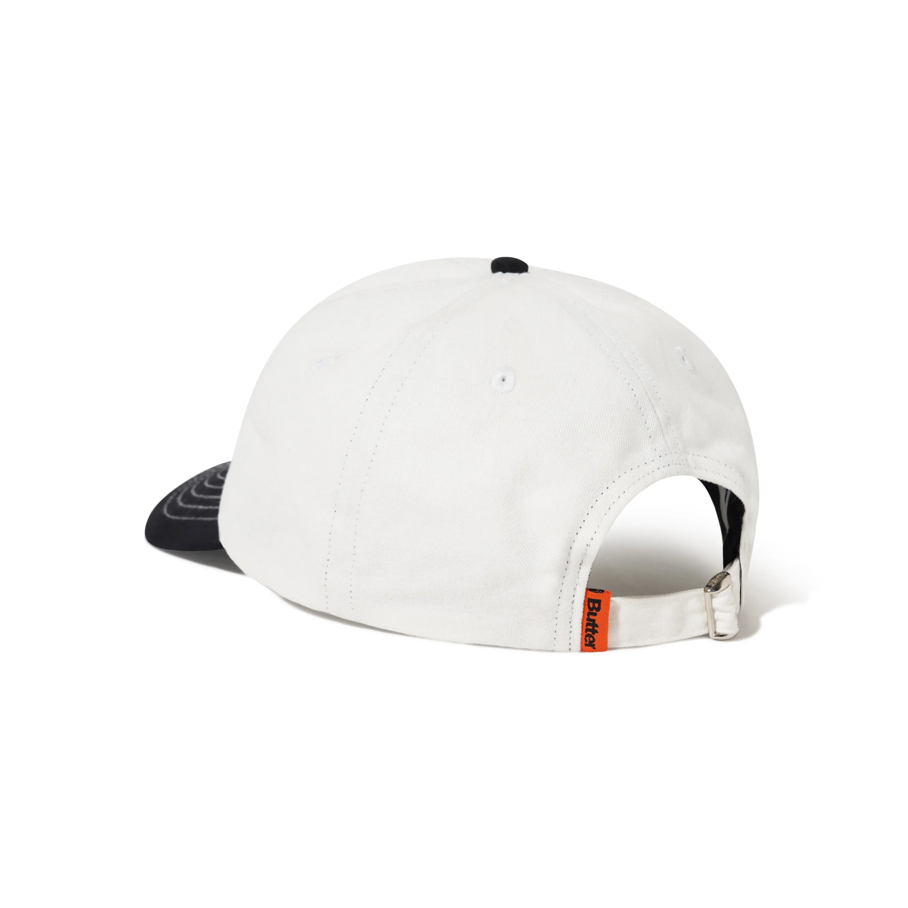 Rodent 6 Panel Cap, White / Black