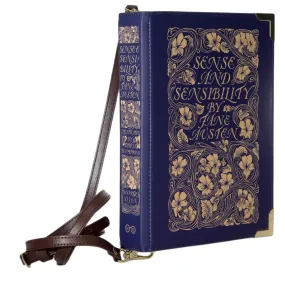 Sense and Sensibility Book Handbag Crossbody Clutch