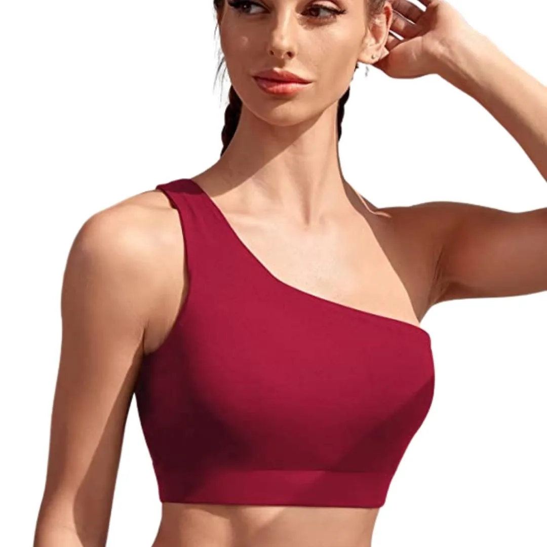 Serenity One Shoulder Sports Bra