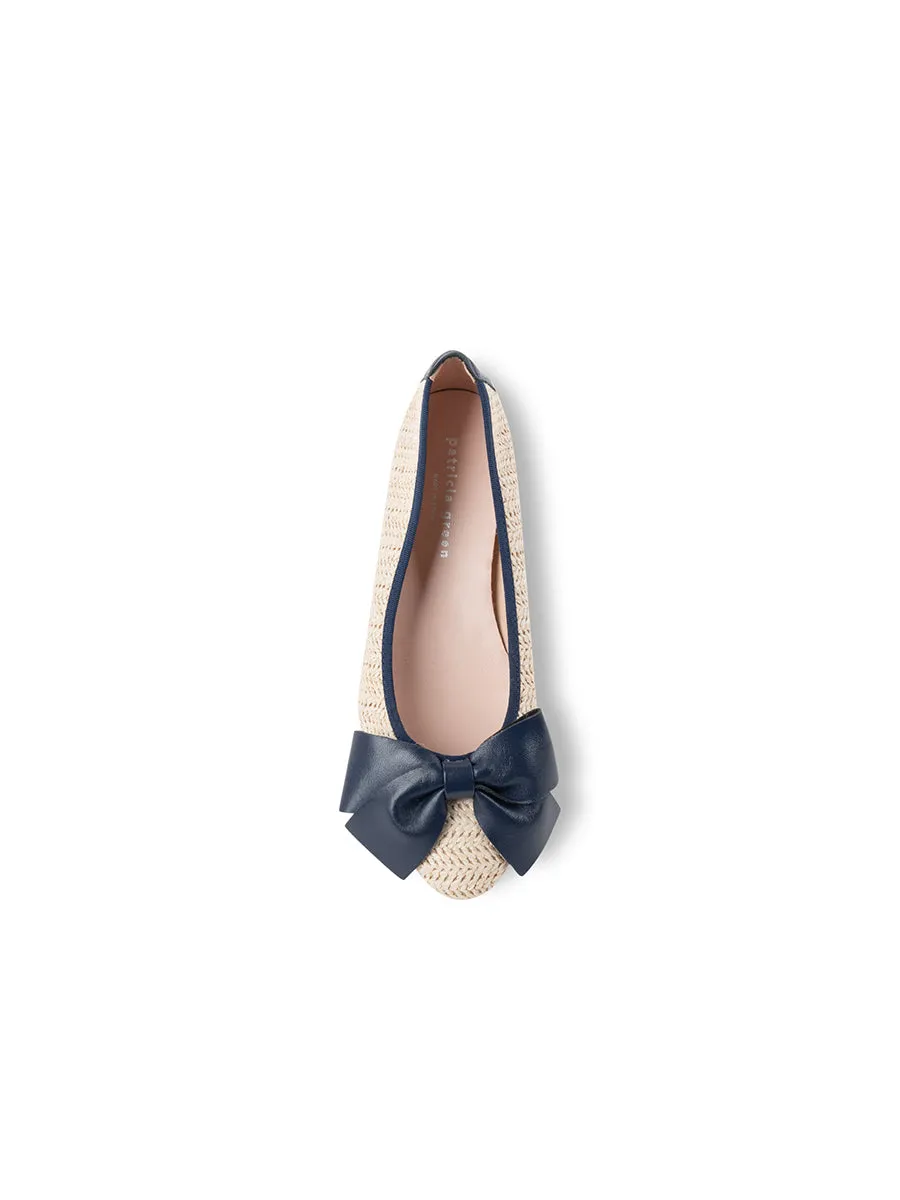 St. Tropez Raffia Ballet Flat