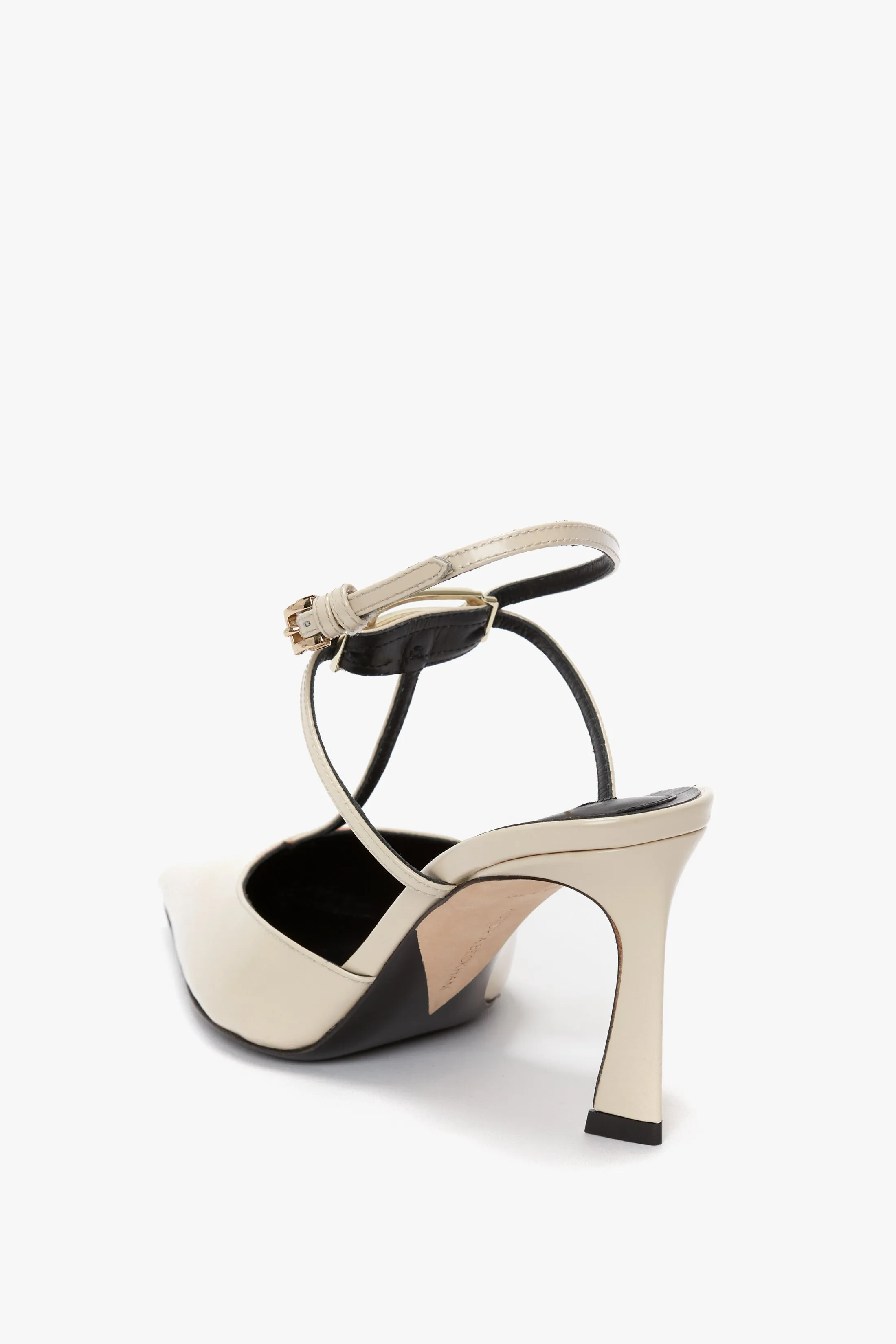 Strap Pump In Macadamia Calf Leather