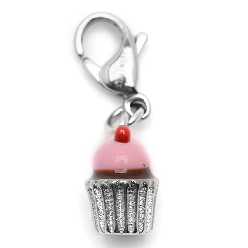 Strawberry Cupcake Charm