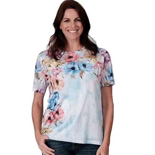 Summer Floral Printed Tee